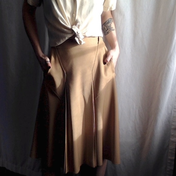 Vintage Dresses & Skirts - <VTG> French Pleated Skirt